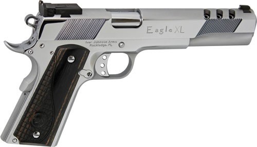 Iver Johnson Eagle Xl Ported Semi-Automatic Pistol 45 ACP 6" Barrel 8 Round Polished Chrome Finish