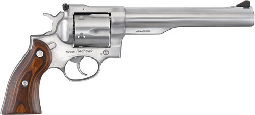Ruger Redhawk Revolver 44 Remington Magnum 7.5" Barrel 6 Round Stainless Wood Finish