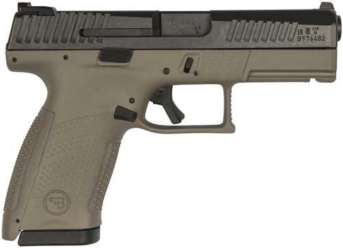 CZ P-10 Compact Se,i-Automatic Pistol 9mm 4.02" Barrel 15 Round Flat Dark Earth Finish