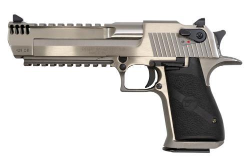 Magnum Research 429 Desert Eagle with Integrated Muzzle Break Semi-Automatic Pistol 6" Barrel 7 Round Stainless Steel Finish