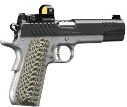 Kimber 9mm Aegis Elite Pro Venom 4" Barrel 9+1 Capacity Satin Silver/Matte Black Finish Optic Sights G10 Grips