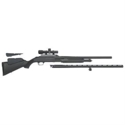 <span style="font-weight:bolder; ">Mossberg</span> 500 Combo Field/Deer Pump Action Shotgun 12 Gauge 28"/24" 5 Round Black Synthetic Finish with Dead Ringer 2.5x20mm