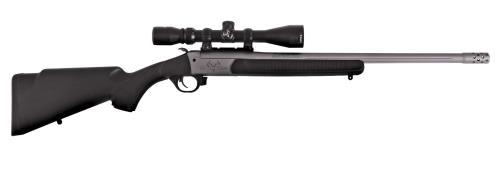 Traditions Outfitter G2 Rifle 450 Bushmaster 22" Barrel Single Shot Black Synthetic Finish with 3-9x40mm Scope