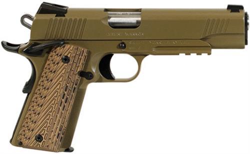 Kimber 45acp Desert Warrior 5" Barrel 7+1 Capacity Tan Finish Tritium Night Sights G10 Grips