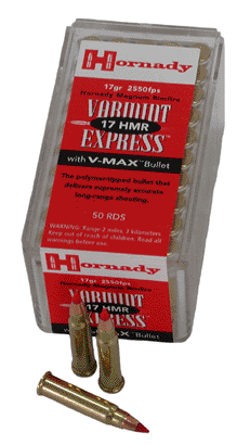 17 <span style="font-weight:bolder; ">HMR </span>50 Rounds Ammunition Hornady<span style="font-weight:bolder; "> 17</span> Grain Ballistic Tip