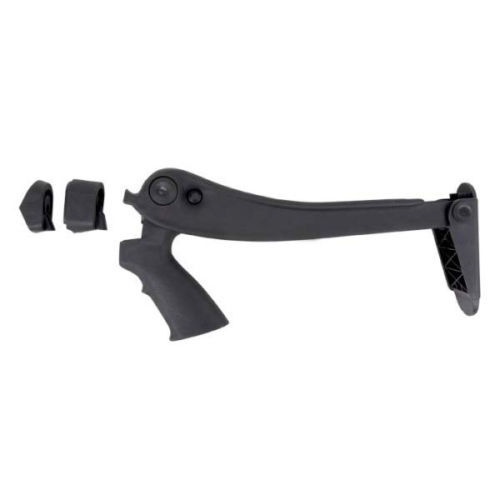 Click to see larger image. Advanced Technology Intl. Adv. Tech. Stock Shotgun 12 Gauge PUMPS Top Folding Black Syn