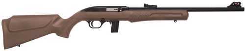 Rossi RS22 Semi-Automatic Rifle 22 Long 18" Barrel 10 Round Coyote Brown Synthetic Stock