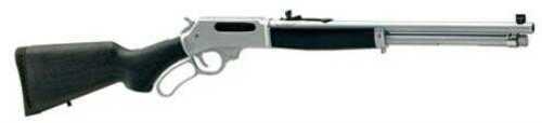 Henry All Weather Lever Action Rifle 45-70 Goverment 18.43" Barrel Rounds Coated Hardwood Stock Chrome Finish