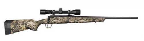 Savage Axis XP Compact Bolt Action Rifle with Scope 243 Winchester 20" Barrel 4 Round Synthetic Mossy Oak Break-Up Country Stock Blued