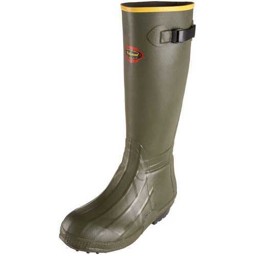 Lacrosse 18" Burly Air Grip Rubber Boot Olive Drab Mens Size 10 Model: 266050-10