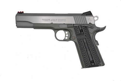 Colt Series 70 Competition Semi-Automatic Pistol 9mm 5" Barrel 9 Round Stainless Steel