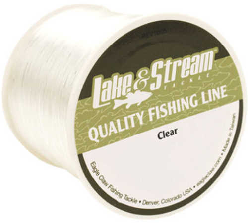 Click to see larger image. Eagle Claw Classic Lake & Stream Monofilament Fishing Line 670 yards, 8 lbs Clear