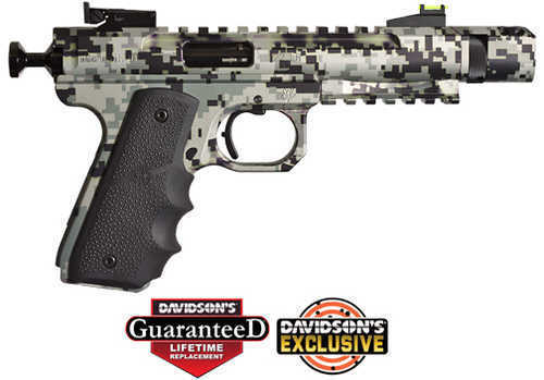 Volquartsen Custom Scorpion Urban Camo 22 Long Rifle 4.5" Threaded Barrel 10 Round Capacity