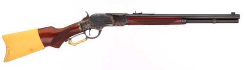 Taylor/Uberti 1873 Carbine Comanchero Pistol Grip Stock Full Octagon Barrel Tuned Case Hardened .45 Colt 18"