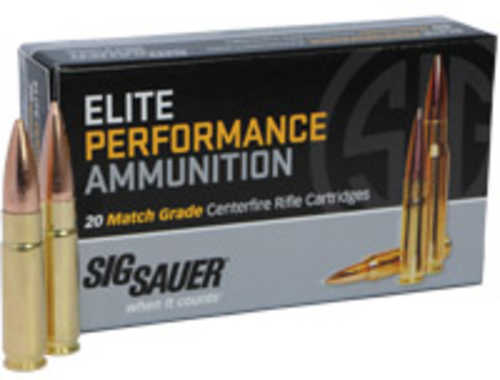 300 AAC Blackout 20 Rounds Ammunition Sig Sauer 120 Grain Copper Solid Tipped
