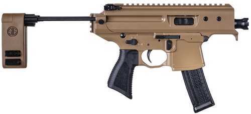 Click to see larger image. SIG Sauer MPX Copperhead Semi Automatic Pistol 9mm Luger 3.5" Barrel 20 Round Flat Dark Earth