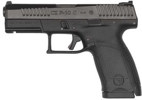 CZ-USA P-10 C 9mm 10 round Capacity 4.02" Barrel Black Polycoat Finish