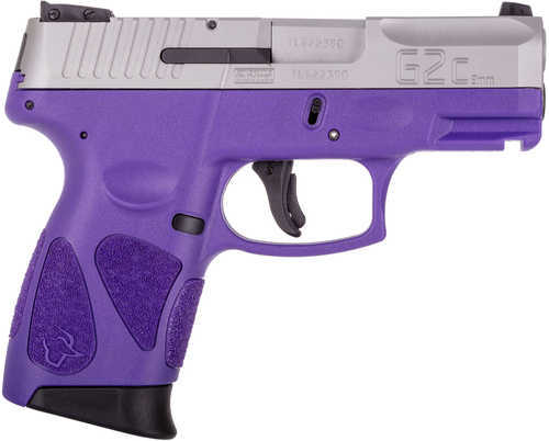 Taurus G2C Semi Automatic Pistol 9mm Luger 3.25" Barrel 12 Round Capacity Dark Purple Polymer Grip/Frame Stainless Steel Slide