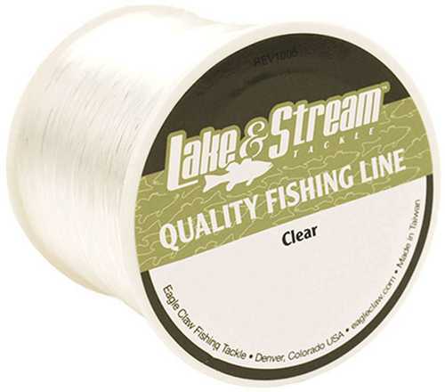 Click to see larger image. Eagle Claw Mono Lake & Stream Fishing Line 10# 500yds Clear Md#: 09011-010