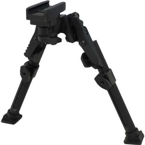 GG&G Inc. Heavy DutyBipod Black Fits Picatinny GGG-1245