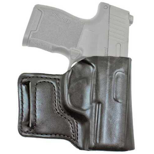 Desantis 115 E-Gat Slide Belt Holster Right Hand Black Leather Fits Sig Sauer P238 Springfield 911 115BAP6Z0