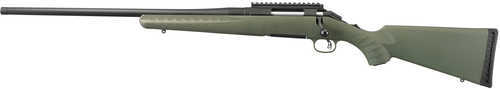 Ruger American Predator Left Handed Bolt Action RIfle 7mm-08 Remington 22" Barrel 4 Round Capacity Synthetic Moss Green Stock Black
