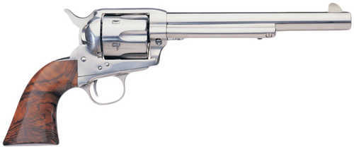 1873 Cattleman Stainless Steel Revolver 5.5" Barrel 45 Long Colt 6 Round Capacity Smooth Walnut Grip