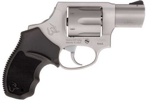 Taurus 856 Revolver 38 Special + P 6 Round 2" Barrel Matte Stainless Steel Black Rubber Grip