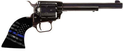 Heritage Rough Rider Small Bore Revolver 22 LR 6.5" Barrel 6 Round Cocobolo American Flag with Thin Blue Line Grip