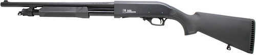 Iver Johnson PAS Pump Action Shotgun 20 Gauge 18.5" Barrel 3" Chamber 5 Round Capacity Black Synthetic Stock Aluminum Alloy
