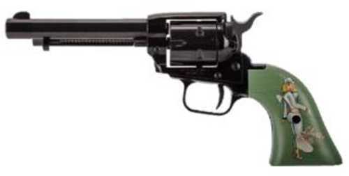 Heritage Rough Rider Revolver 22 Lr 4.75" Barrel Pinup2 Liberty Belle Green Grips