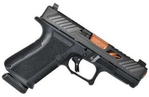 Shas Mr918 Pistol 9mm Black Elite Optics Slide Dlc Bronze Barrel