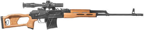 Century PSL-54 Semi-Automatic Rifle With Russian PO Scope 7.62X54R 24.5" Barrel 10 Round Capacity Laminate Thumbhole Stock Black