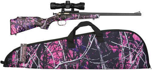 Crickett Synthetic Bolt Action Rifle 22 LR 16" Barrel Muddy Girl Stock Package