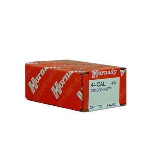 Hornady 44 Caliber Bullets 200 Grains HP/XTP (Per 100) 44100