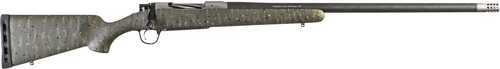 Christensen Arms Ridgeline Rifle 270 WSM 24" Threaded Carbon Fiber Wrapped Stainless Steel Barrel With Muzzed Break Green, Black & Tan Webbing Stock