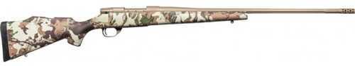 Weatherby Vanguard First Lite Rifle 300 Wheatherby Magnum 28" Fluted Barrel With Accubrake Fde Cerakote Finish Fusion Camo Stock