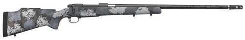 Nosler M48 Long-Range Carbon Bolt Action Rifle 26 26" Barrel 3 Round Capacity Fiber MCS Elite Midnight Camo Stock Sniper Grey Cerakote