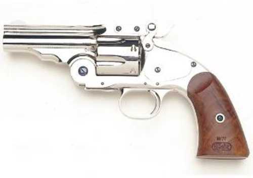 Taylor's & Company <span style="font-weight:bolder; ">Uberti</span> Schofield 2nd Model Revolver 45 Colt 5" Barrel Nickel Finish