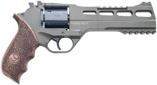 Chiappa Firearms Revolver Rhino 60DS 357 Magnum 6 Round Capacity 6" Barrel O.D. Green Cerakote Finish