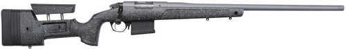 Bergara Premier HMR Pro Bolt Action RIfle 22-250 Remington 24" Barrel 5 Round Synthetic/Mini-Chassis Black With Gray Specs Stock Stainless Cerakote