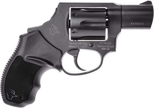 Taurus 856 Ultra Lite Concealed Hammer Revolver 38 Special +P 2" Barrel 6 Round Black Rubber Grip Matte