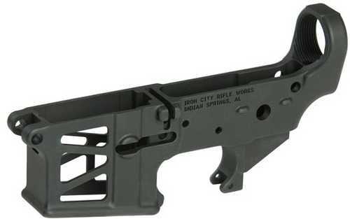 Iron City AR15 Lower Receiver Skeletonized Black