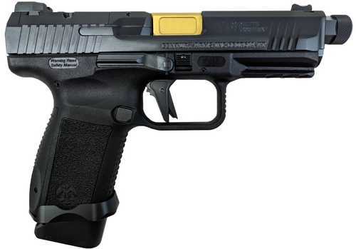 Canik TP9 Elite Combat Executive Pistol 9mm 4.73 Threaded Barrel 18+1 Round Capacity Black Cerakote Finish