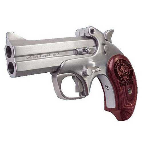 Bond Arms Snake Slayer Combo Derringer Pistol 45 Long Colt 2 Shot 3.5" Barrel Stainless Steel Finish