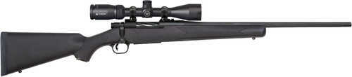 Mossberg Patriot Bolt Action Rifle With Vortex Scope Combo 338 Winchester Magnum 22" Barrel 3 Round Synthetic Black Stock