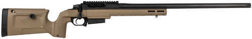 Seekins Precision Havak Bravo Bolt Action Rifle 6.5 PRC 24" Match Grade Barrel Black Cerakote Finish KRG FDE Stock