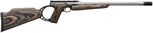 Browning Buck Mark Target Semi-Automatic Rifle 22 LR 18.5" Barrel 10 Round Capacity Laminate Gray Stock Stainless Steel