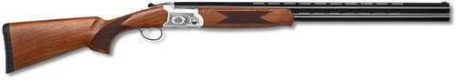 Pointer Arista Youth Over / Under 410 Gauge 26" Vent Rib Barrel 3" Chamber Fiber Optic Front Sight Turkish Walnut Stock Nickel With Engraving