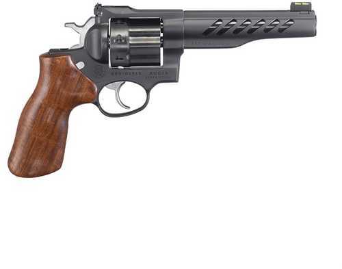 Ruger Super GP100 Revolver 357 Magnum 5.5" Barrel 8 Road Hogue Hardwood Grip Black PVD Stainless Steel